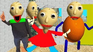 EVERYTHING IS BALDI EVEN THE PLANTS BALDI MANIA 😱  Baldis Basics Gameplay Mod [upl. by Mattson279]