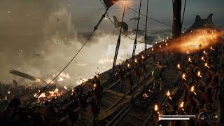 Assassins Creed Origins  Battaglia navale [upl. by Drofnil479]