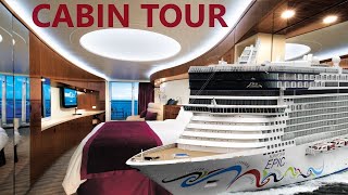 Norwegian Epic Ship Tour and Balcony Cabin Room Tour  Mediterranean Cruise on the NCL Epic [upl. by Sylera]