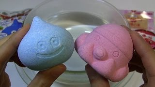 ASMR Bath Bomb Battle Race 005 DQ Slime vs Octopus [upl. by Kylie42]