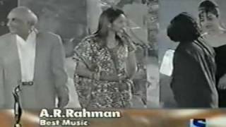 A R Rahman at Filmfare Awards 98  Best Music Dil Se [upl. by Itsirk155]