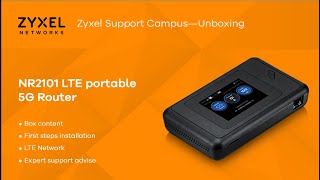 Zyxel NR2101 Mobile LTE Router Unboxing amp Initial Setup EN [upl. by Hewart361]