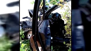 North Carolina police officer crashes into Burke County home [upl. by Shig]