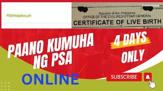 PAANO KUMUHA NG PSA ONLINE BIRTH CERTIFICATE 2024 HOW TO GET PSA 2024 BIRTH CERTIFICATE psa [upl. by Seaton209]