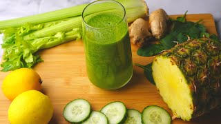 JUGO VERDE para DESINFLAMAR y DESINTOXICAR el cuerpo ¡Hecho en 2 minutos [upl. by Eniamret405]