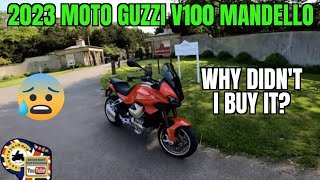 2023 Moto Guzzi V100 Mandello first impressions timecoded [upl. by Hoppe963]