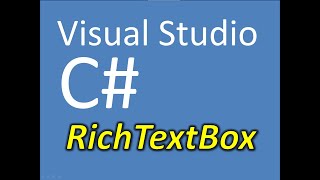 C RichTextBox [upl. by Feldt130]