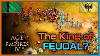 The Holy Roman Empire trying to compete with Delhi on Feudal Age  Age of Empires IV [upl. by Eugenie]