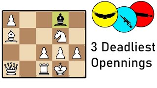 Top 3 Deadliest Chess Openings Explained in 14 Minutes [upl. by Walke]