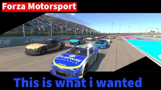 This is what i was hoping for in the NASCAR Series  Forza Motorsport [upl. by Zobe55]