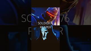 Reaper amp Soldier76 SPECIAL Interactions shorts overwatch2 [upl. by Naujik]