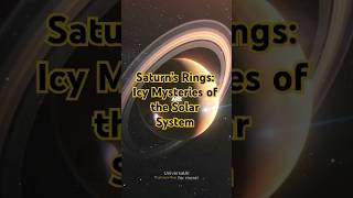 quotSaturn’s Rings Icy Mysteries of the Solar System space saturn shortsfacts amazingfacts [upl. by Elkcim]