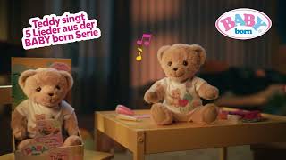 🧸💕 Singender Teddy Dein musikalischer Kuschelfreund  BABY born [upl. by Aivatnuhs]