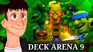 Melhor deck para arena 9 no Clash Royale do zero EP 10 [upl. by Alhahs]