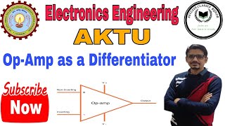 Differentiator  opamp as a differentiator electronic aktu ic741 differentiator opamp [upl. by Vashti455]