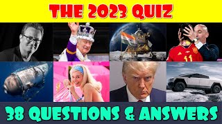 News Quiz 2023  2023 Mixed Trivia Pub Quiz [upl. by Nagaek542]