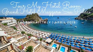 Tour My Hotel Room Grand Hotel Mazzaro Sea Palace  Taormina Italy [upl. by Freida]