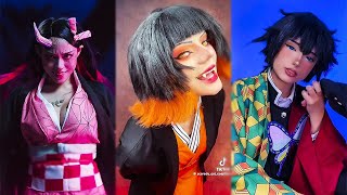 Demon Slayer quotKimetsu no Yaibaquot TikTok Cosplay Compilation [upl. by Adirem580]