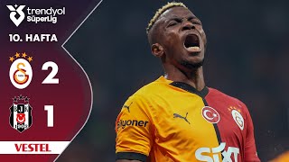 Vestel  Galatasaray 21 Beşiktaş  HighlightsÖzet  Trendyol Süper Lig  202425 [upl. by Assil]