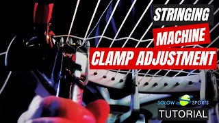 Stringing Machine Clamp Adjustment  Tutorial [upl. by Macario]