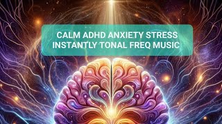 CALM ADHD ANXIETY STRESS INSTANTLY TONAL FREQ MUSIC mindsetMusic528 Meditation amp Healing Music [upl. by Rockel]