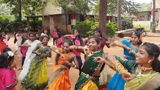 Malnad Adike Mysore Veelyadela Dance Performance by GHPS Lakkenahalli Students Gubbi T Tumkur [upl. by Ambrosane]