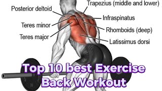 Top 10 best Exercise Back Workout 2024  GYM Exercise  Best Boost [upl. by Gnad]