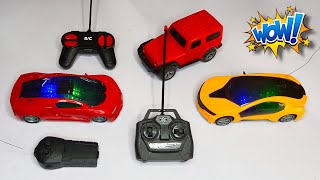 Remote Control Car VS Remote Control Thar 3d lighting RC Car [upl. by Geehan]