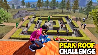 THE CHALLENGE OF CAMPING ON THE ROOF OF PEAK😱FREE FIRE PERFECTA paraSAMSUNG A3A5 A6A7J2J5J7 [upl. by Noyrb]