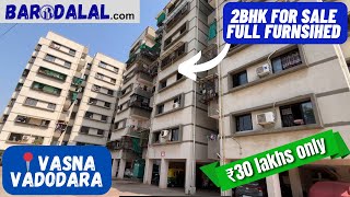 Full furnished 2bhk flat for sale in vadodara opp vasna lake  vasna jakatnaka [upl. by Ecirtaemed]