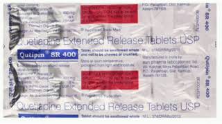 Qutipin SR 400 Tablets Quetiapine Extended Release Tablets USP [upl. by Janette]