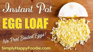 Instant pot egg loaf [upl. by Auqenaj]