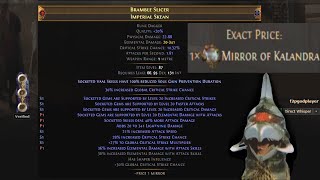 POE Short Guide to Crafting a 300 Div1 Mirror ShaperElder Dagger Using Recombinators [upl. by Francesco]