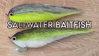 Saltwater Baitfish  Fly tying with GZingaro [upl. by Jaeger662]