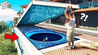 Franklins CRAZY Shortcut to Another World in GTA 5 in Telugu [upl. by Schoof]