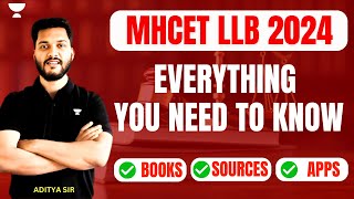 MHCET LLB 2024 Preparation  MHCET LAW 2024  Books Sources  Apps  MHCET  Unacademy [upl. by Bunker]