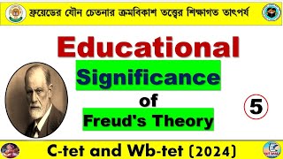 Freuds psychosexual Theory  Educational Significant  Ctet And Wbtet  Cdp  2024 [upl. by Furlong898]