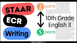 STAAR English II ECR Analysis Unveiling the Key Differences in 2 vs 5 Point Responses [upl. by Clarinda]