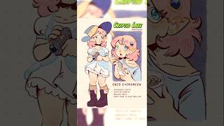 Enid Cryptid Lake animedrawing art characterdesign originalcharacter webcomic [upl. by Werdna]