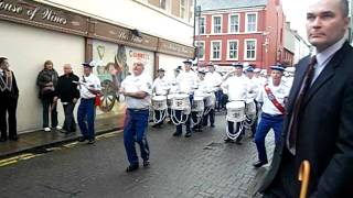 County Flute Band Londonderry 2011 [upl. by Llemert]