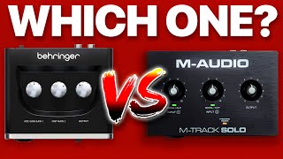 Choose Wisely Behringer UM2 vs M Audio M Track Solo  Why You Should Avoid One [upl. by Gipson285]