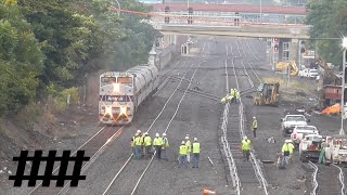 Amtrak 513 Passes Slowly Through Altoona the Day After the Derailment by Super Trains [upl. by Sansen]