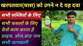 सब्जियों में खरपतवार नियन्त्रण कैसे करे।pendimethalin 30� का उपयोग।pre emergenc herbicide।weed।। [upl. by Freyah]