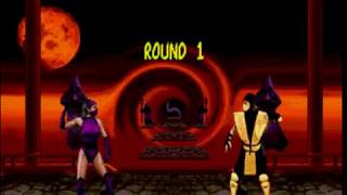 Mortal Kombat 2 Genesis Mileena Gameplay Very Hard [upl. by Ttenaej]