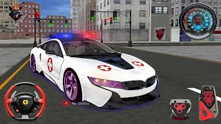 Ambulance Sport Car Racing Android Gameplay  Ambulance Siren Team Simulator Games iOS [upl. by Oringa]