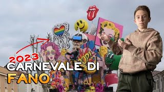 Giriamo TUTTO IL CARNEVALE DI FANO 2023 [upl. by Knorring]