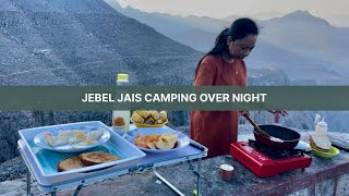 Overnight camping at Jebel Jais  Camping in UAE 2024  jabal jais Rasal khaima  hellopeden83 [upl. by Tankoos]