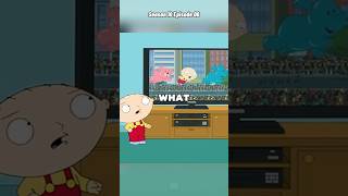 Stewie see’s himself on TV shorts familyguy funny [upl. by Aerdnad935]