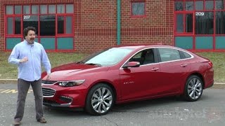 2016 Chevy Malibu 20T Premier Test Drive Video Review [upl. by Jaffe806]