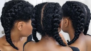 How To Cornrow Braid For Beginners  Clear Easy Steps [upl. by Enylodnewg]